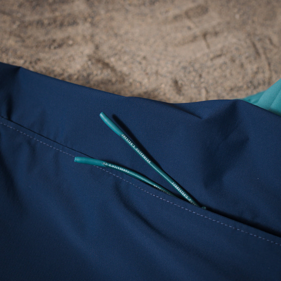 Packable Rain Jacket - Pageant Blue/North Sea