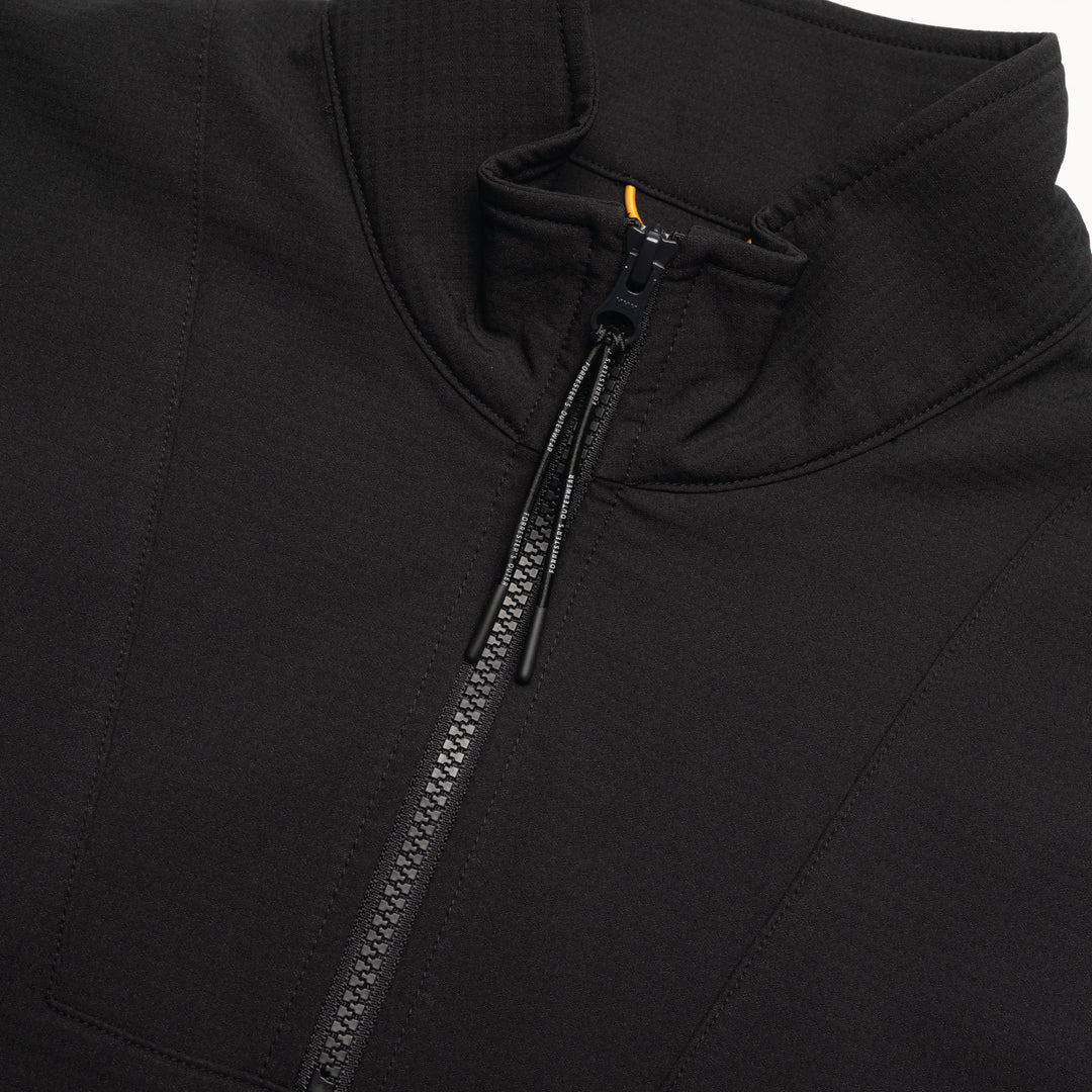 Range Quarter Zip - Jet Black