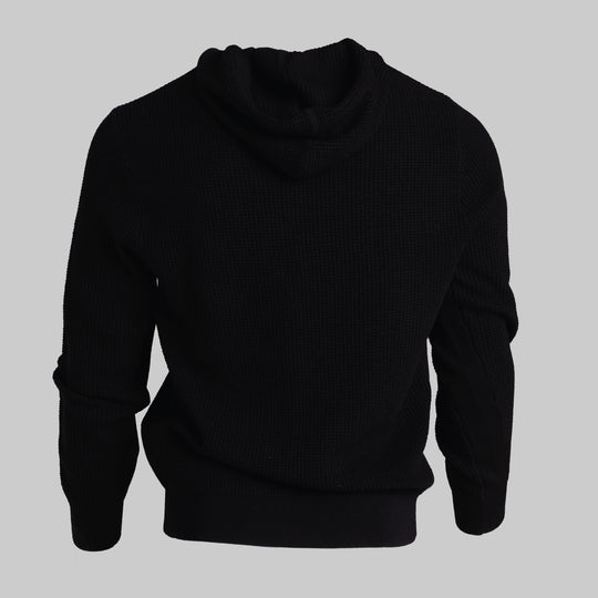 Range Sweater Hoodie - Jet Black