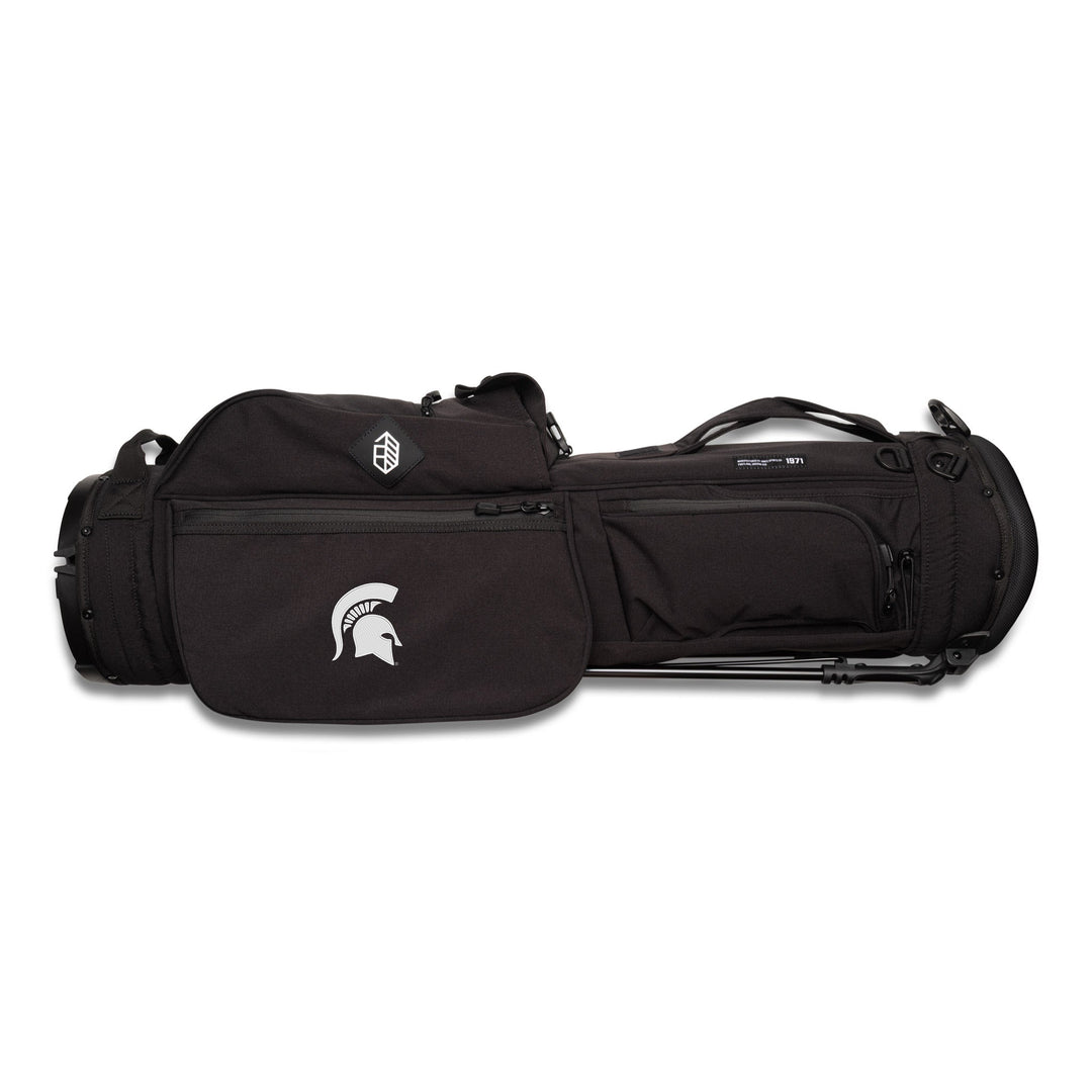 Michigan St. Rover Stand Bag - Black